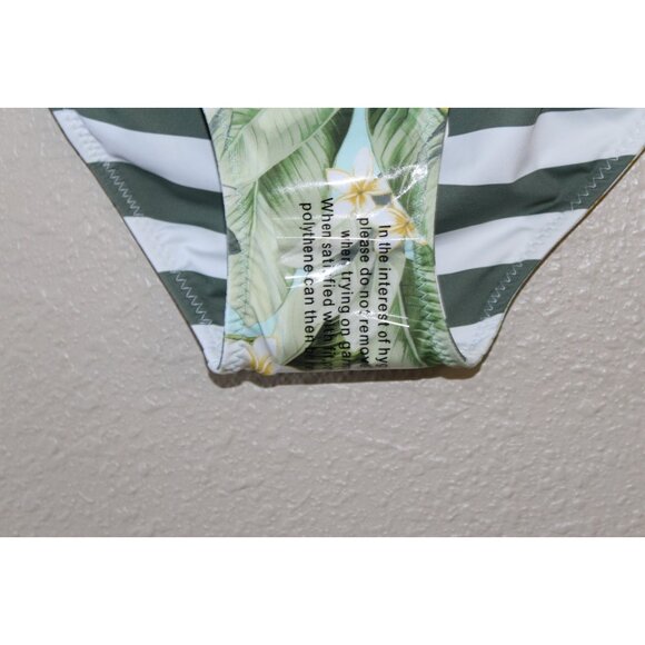 Tommy Bahama Green and White Floral Bikini Bottom. New With Tags. - Picture 3 of 5